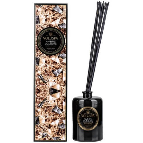 Voluspa Maison Noir Reed Diffuser Ambre Lumiere 177 ml - med