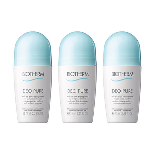 Biotherm Deo Pure Roll On 3 Pack 225 ml
