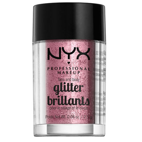 NYX Professional Makeup Face & Body Glitter GLI02 Rose