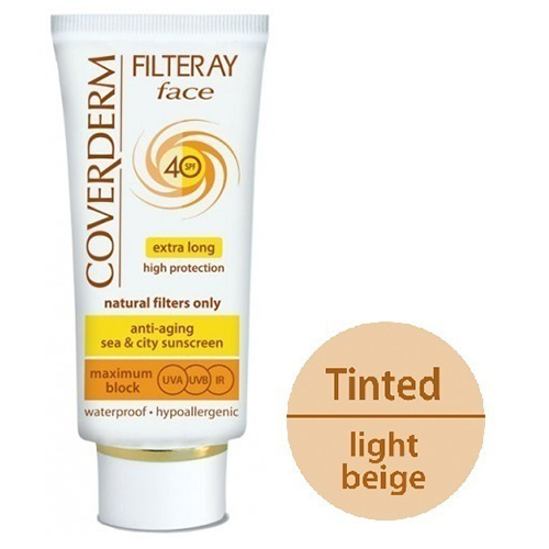 Coverderm Filteray Face Plus SPF 30 Normal Skin 50 ml Light Beige