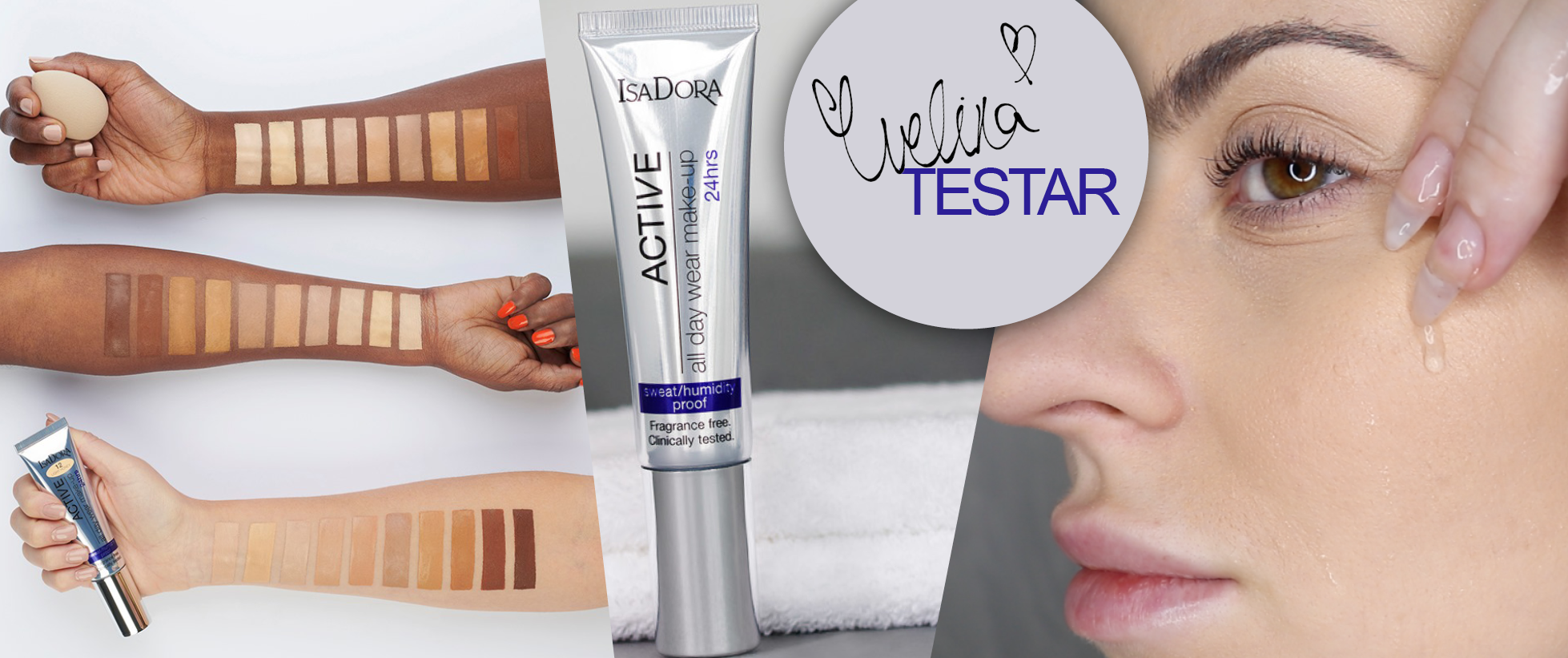 Evelina testar IsaDora Active All Day