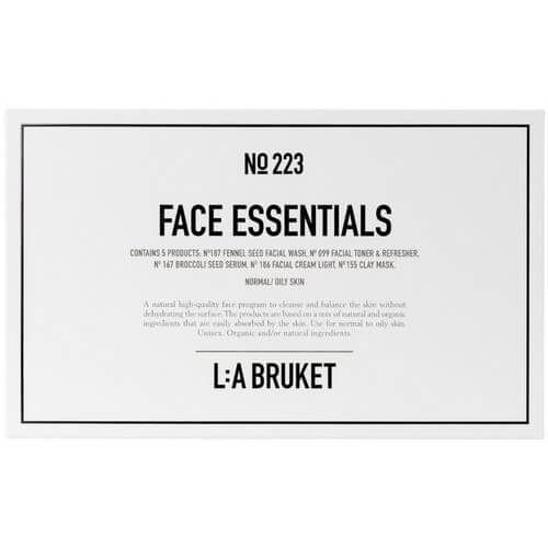 LA Bruket 223 Face Essentials Kit Normal Fet Hy 5 x 10 ml