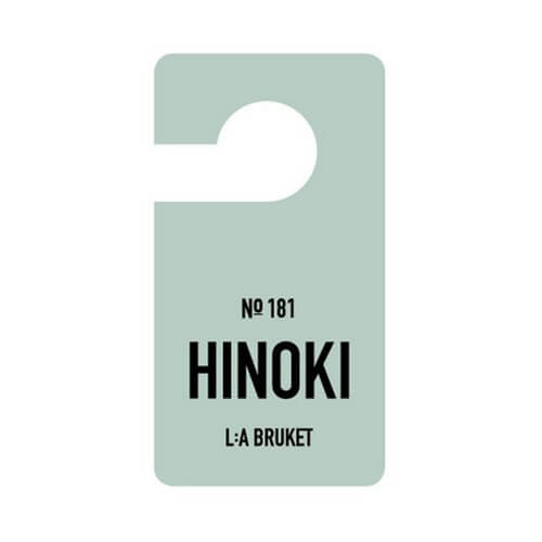 La Bruket 181 Fragrance Tag Hinoki