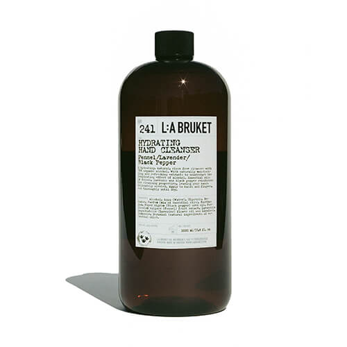 LA Bruket 241 Återfuktande Handrengöring Fänkål Lavendel Svartpeppar 1000 ml
