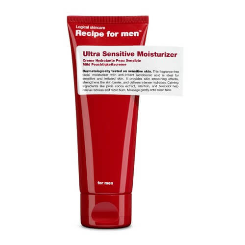 Recipe For Men Ultra Sensitive Moisturizer 75 ml