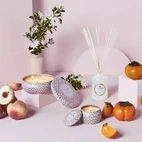 Voluspa Maison Blanc Mini Tin Candle Saijo Persimmon 113g