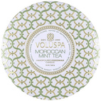 Voluspa Maison Blanc 3 Wick Tin Candle Moroccan Mint Tea 340g