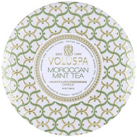 Voluspa Maison Blanc 3 Wick Tin Candle Moroccan Mint Tea 340g