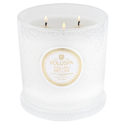 Voluspa Maison Blanc Luxe Jar Candle Italian Bellini 850g