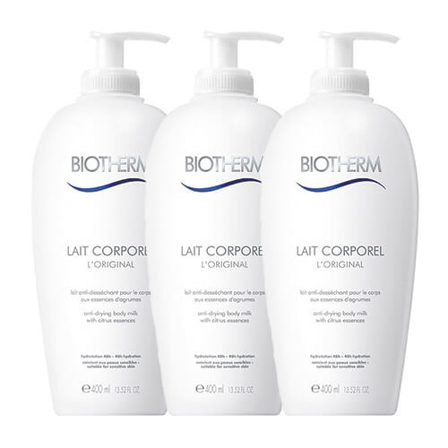 Biotherm Lait Corporel Body Milk 3 x 400 ml