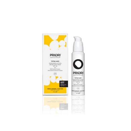 Priori Tetra Fx251 Broad Spectrum Tinted Sunscreen Spf50 50 ml