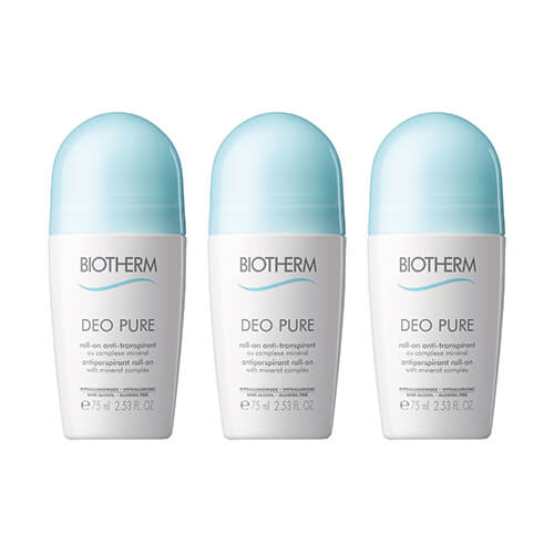 Biotherm Pure Deo Roll On 3 x 75 ml