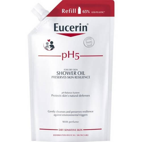 Eucerin pH5 Shower Oil Parfymerad Refill 400 ml