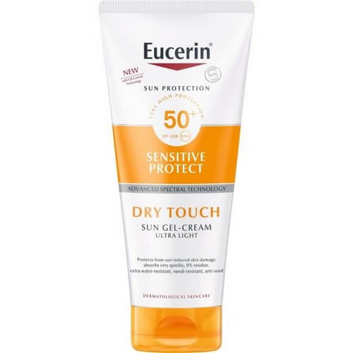 Eucerin Sensitive Protect Dry Touch Sun Gel Creme Ultra Light Spf50+ 200 ml