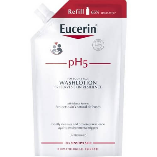 Eucerin pH5 Washlotion Oparfymerad Refill 400 ml