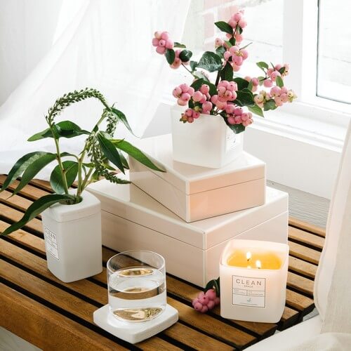 Clean Space Warm Cotton Scented Candle 227 ml