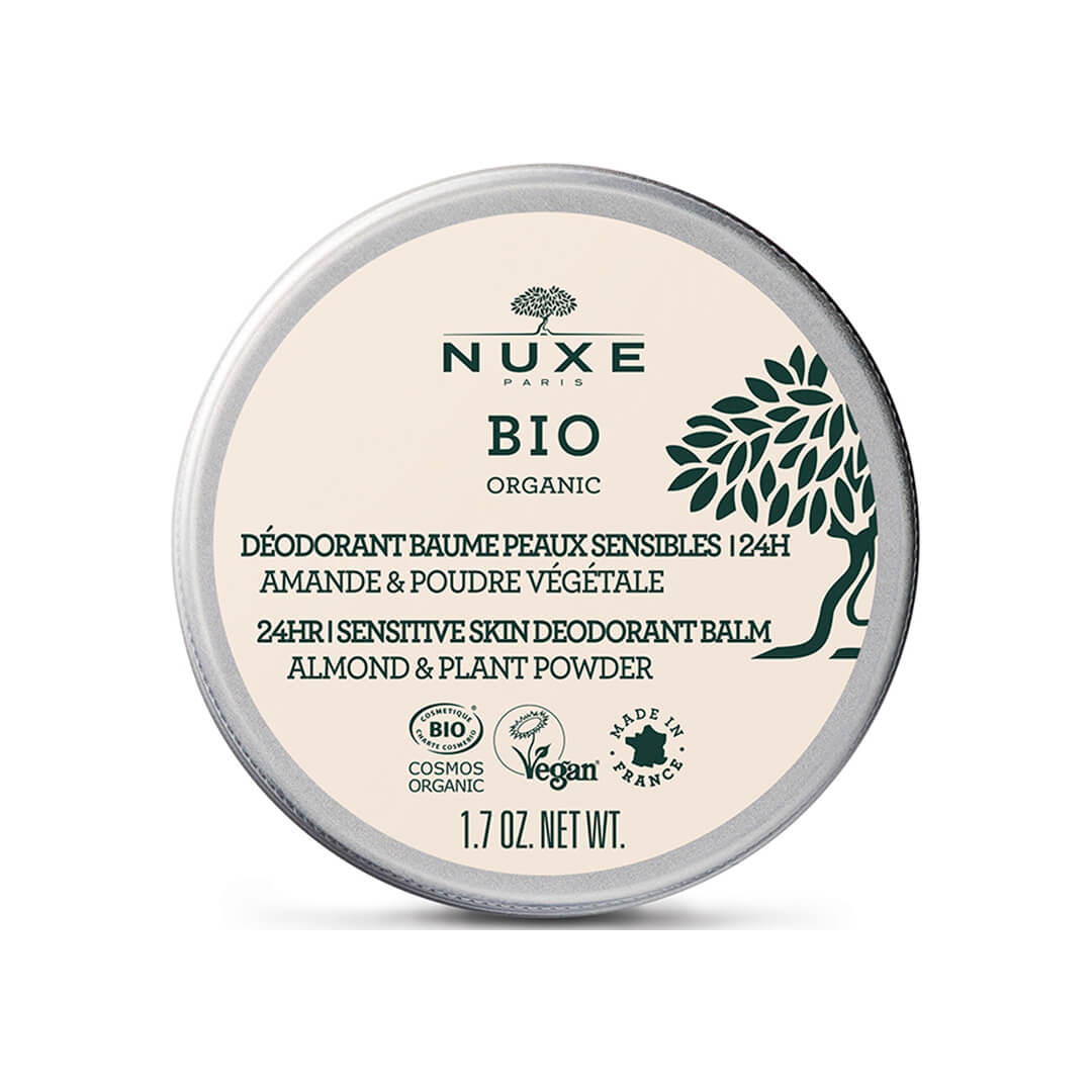 Nuxe Organic 24H Sensitive Skin Deo Balm Almond And Plant Powder 50 ml