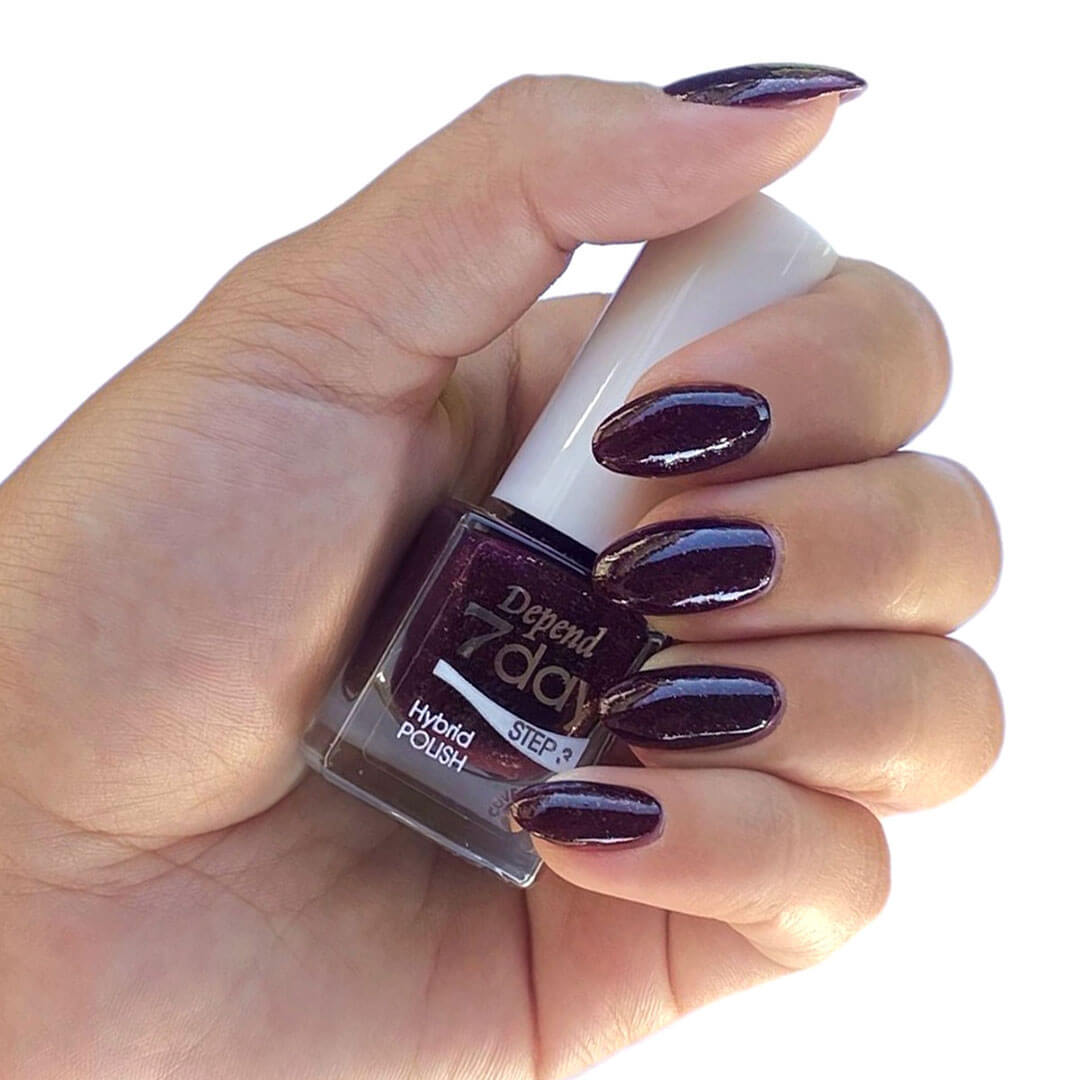 Depend 7day Hybrid Polish Bordeaux Glitz 7254 5 ml