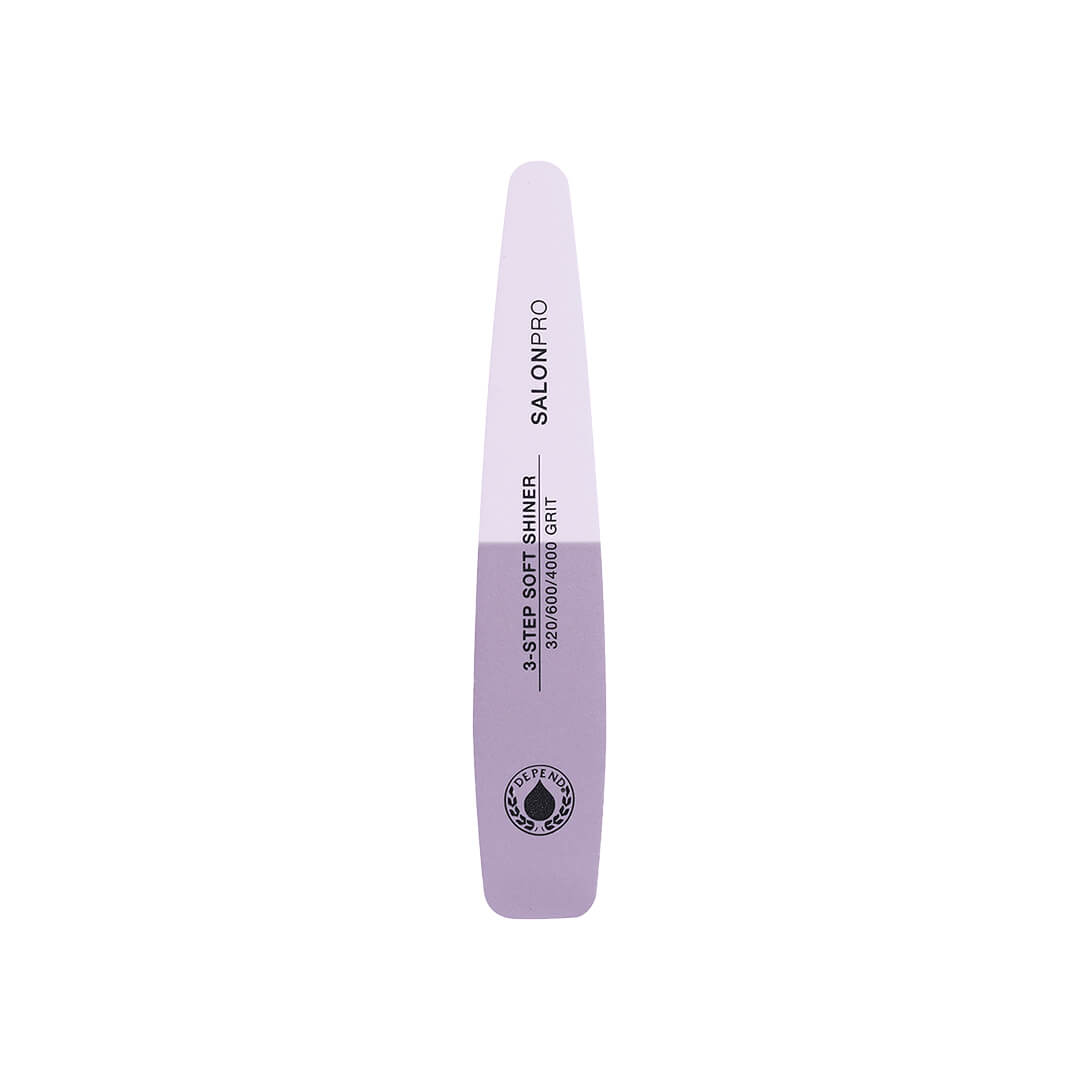 Depend Nail File Salonpro 3 Step Soft Shiner