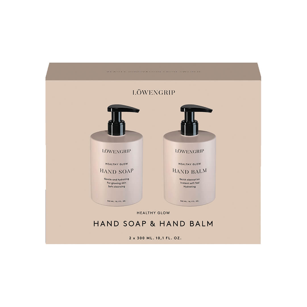 Löwengrip Healthy Glow Hand Soap And Hand Balm kit 2x300 ml