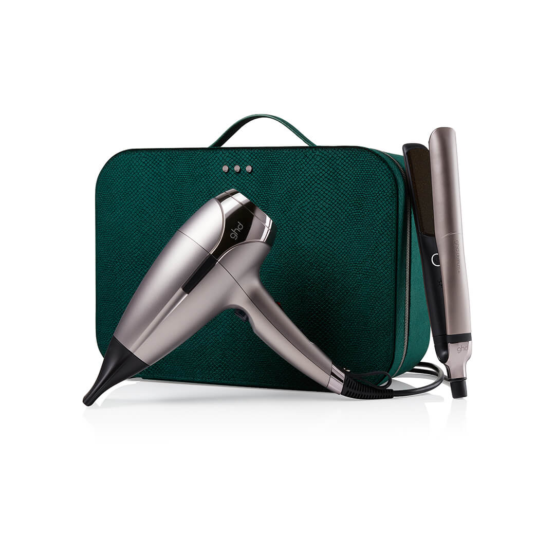 Ghd Platinum+ And Helios Limited Edition Deluxe Gift Set In Warm Pewter