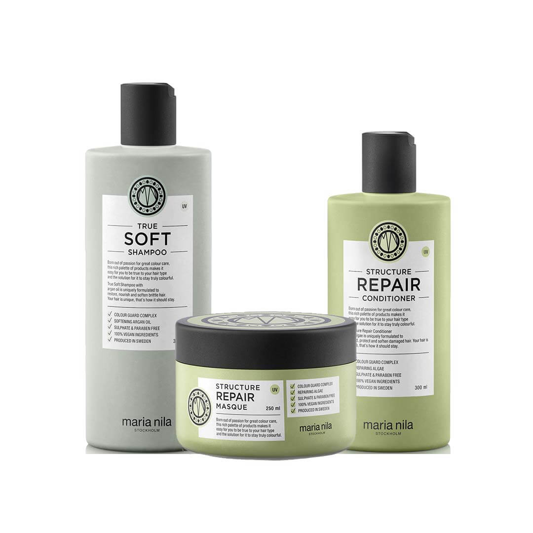 Maria Nila True Soft Och Structure Repair Paket 900 ml Maria Nila True Soft Och Structure Repair Paket 900 ml