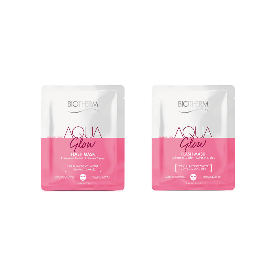 Biotherm Aqua Flash Mask Glow 2 x 35g