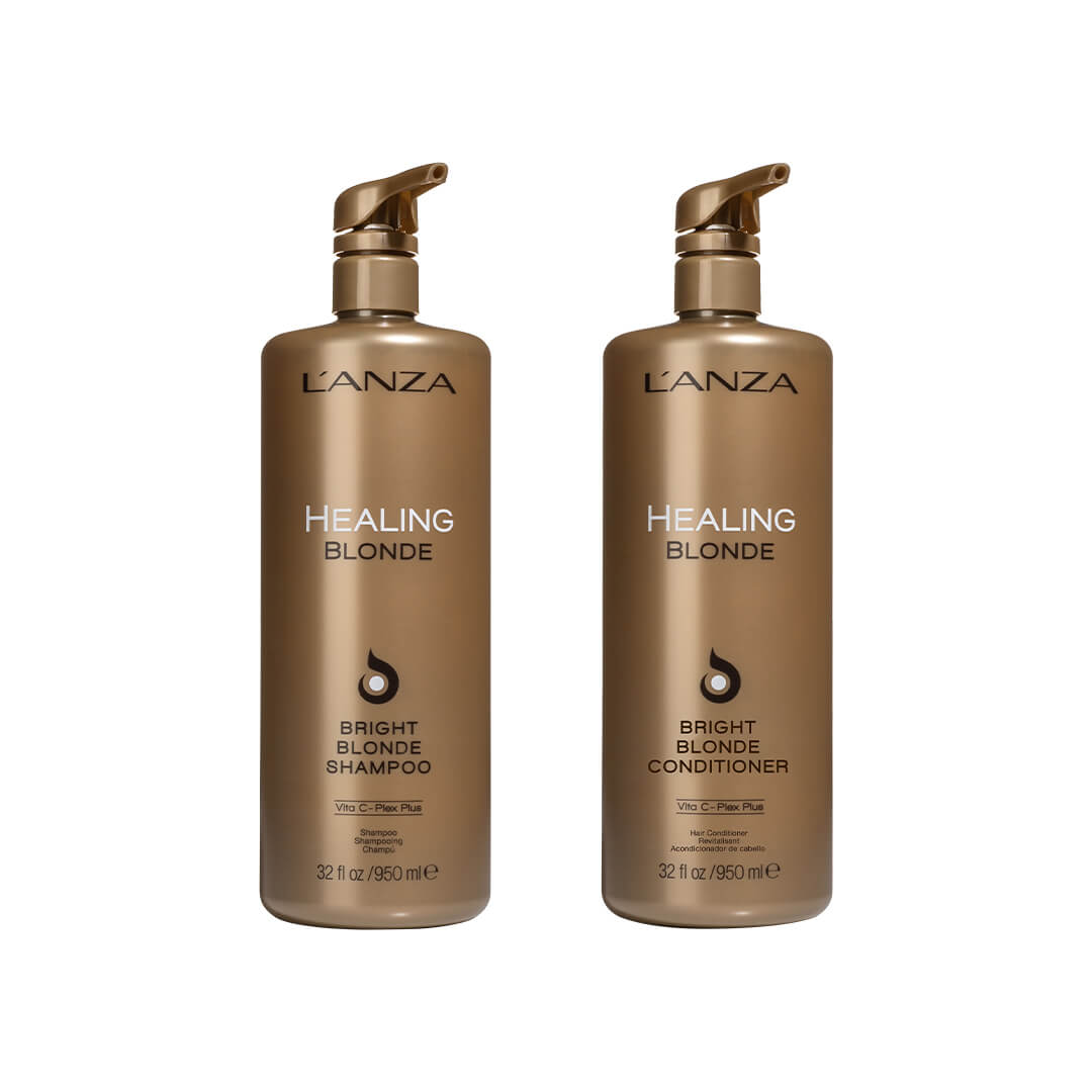 Lanza Healing Blonde Bright Blonde Shampoo And Conditioner 2 x 950 ml