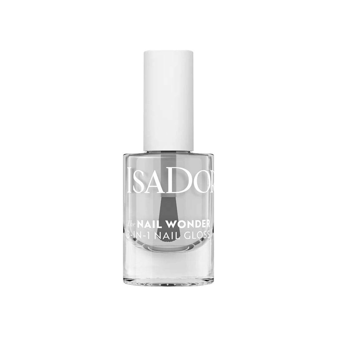 IsaDora The Nail Wonder 3 In 1 Nail Polish 01 Clear 6 ml