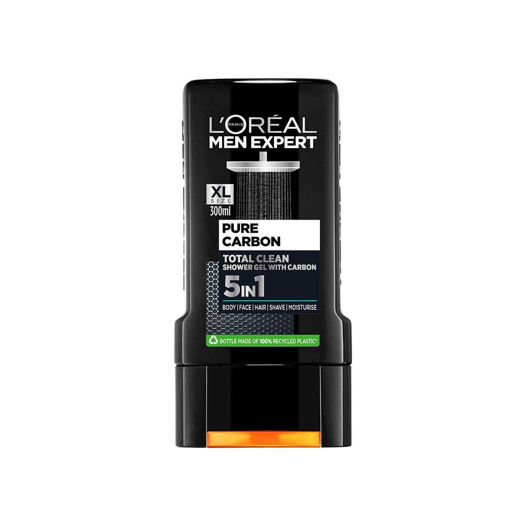 Loreal Men Expert Total Clean Total Action With Carbon Shower Gel 300 ml