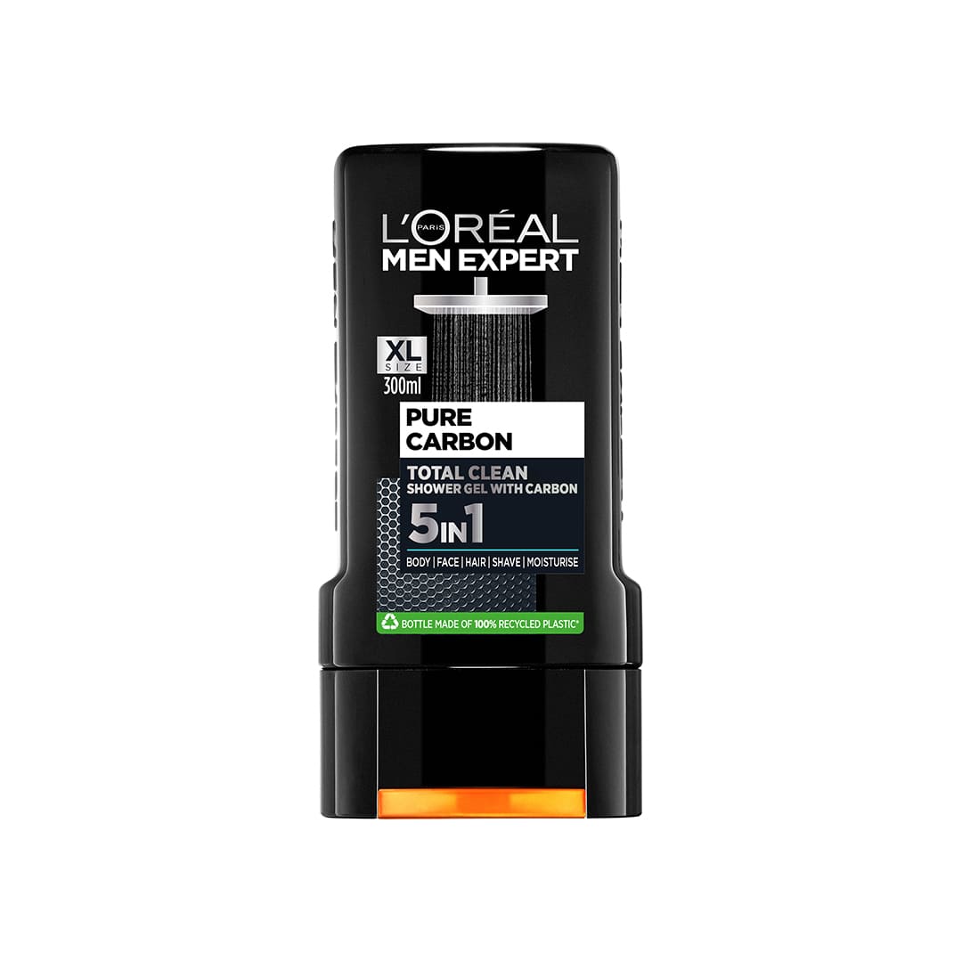 Loreal Men Expert Pure Carbon Total Clean 5 In 1 Shower Gel 300 ml
