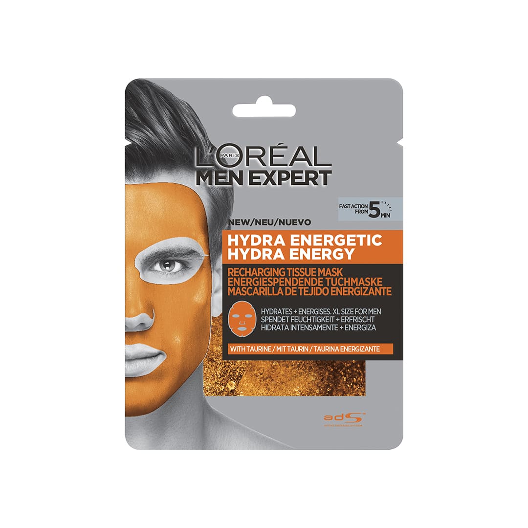 Loreal Men Expert Hydra Energetic Recharging Tissue Mask 30 ml