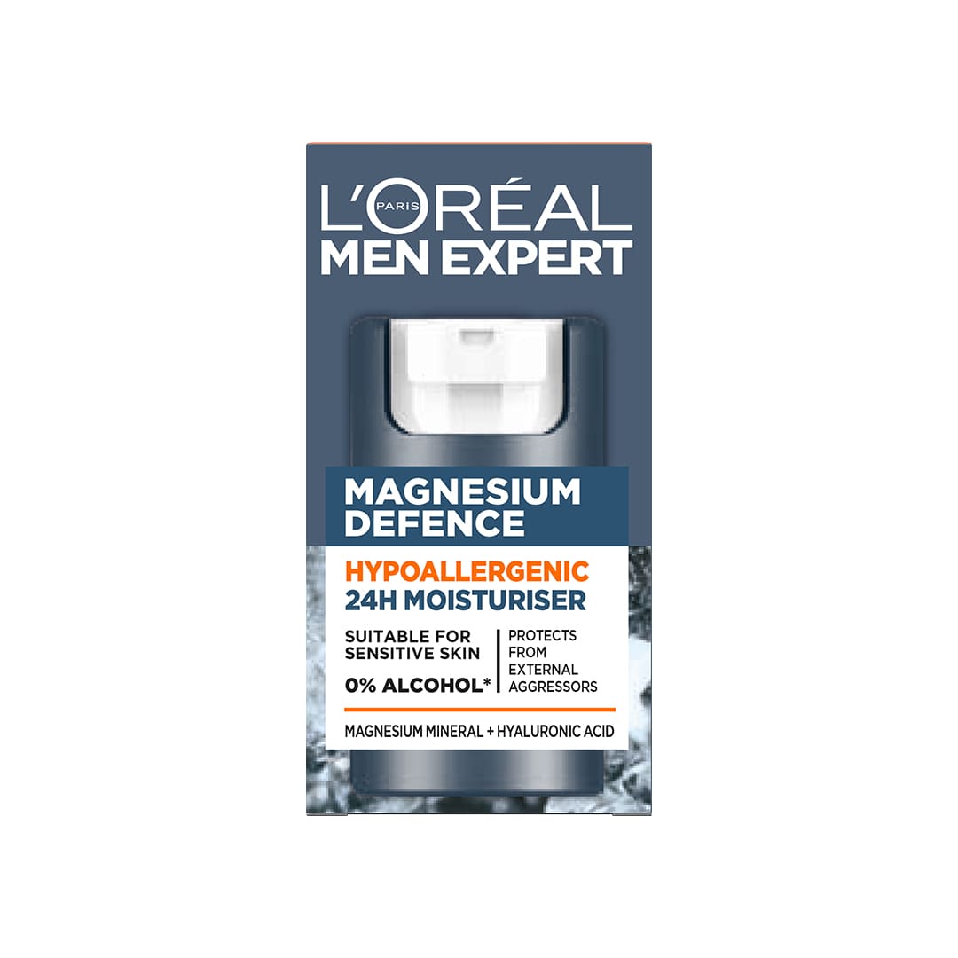 Loreal Men Expert Magnesium Defence Hypoallergenic 24H Moisturiser 50 ml