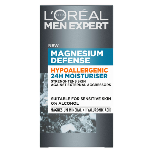 Loreal Men Expert Magnesium Defence Hypoallergenic 24H Moisturiser 50 ml