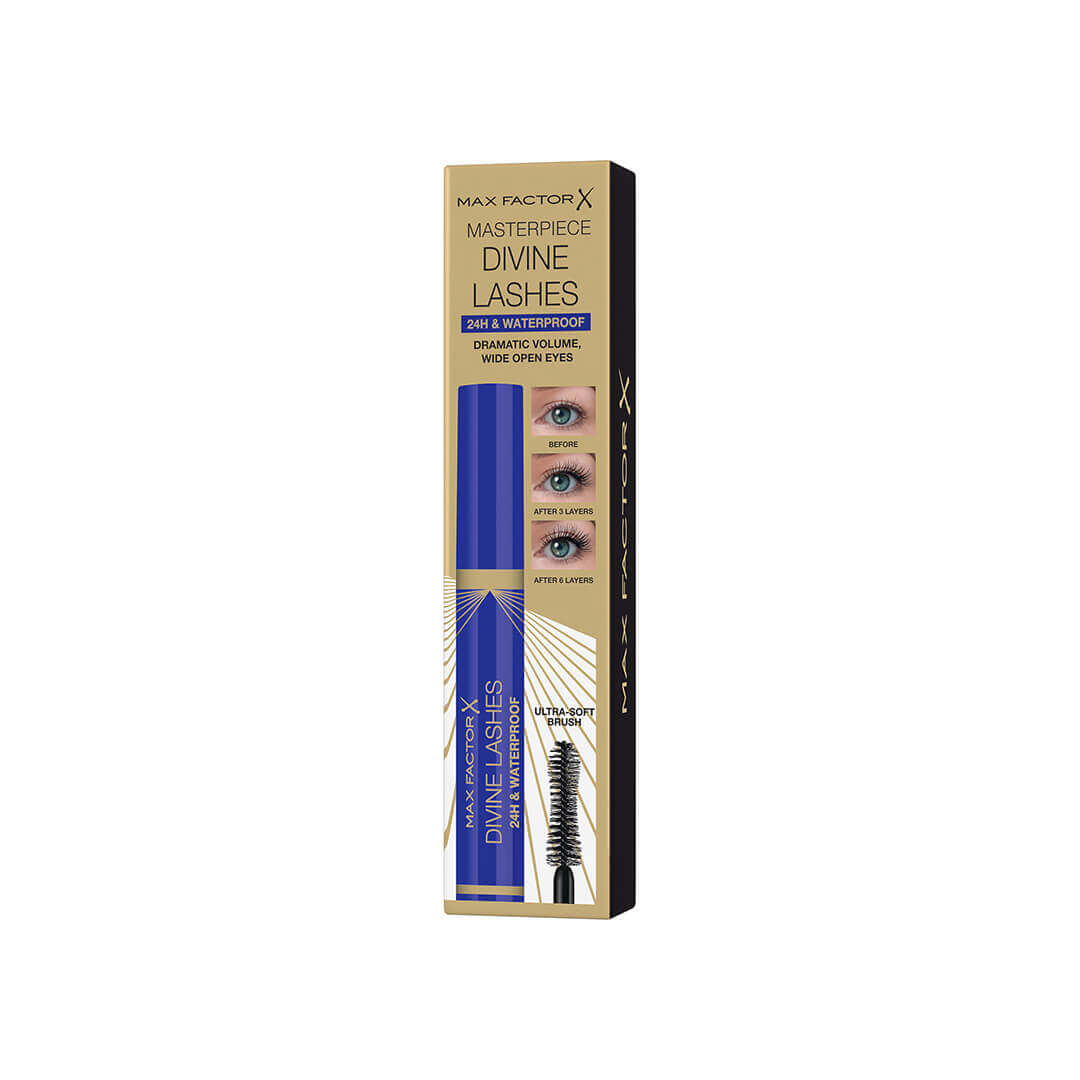 Max Factor Divine Lashes Mascara Waterproof Black 001 9 ml