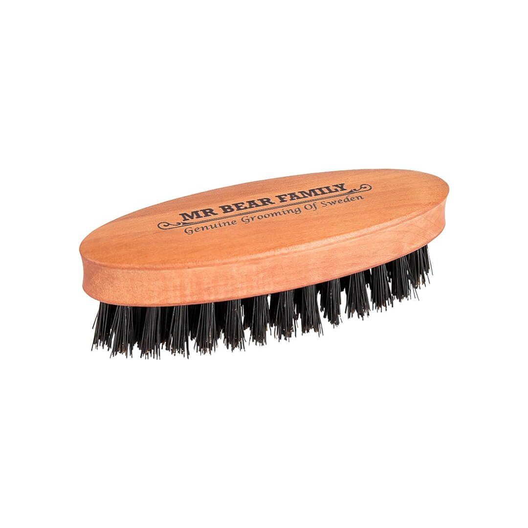 Mr Bear Family Beard Brush Travel Size