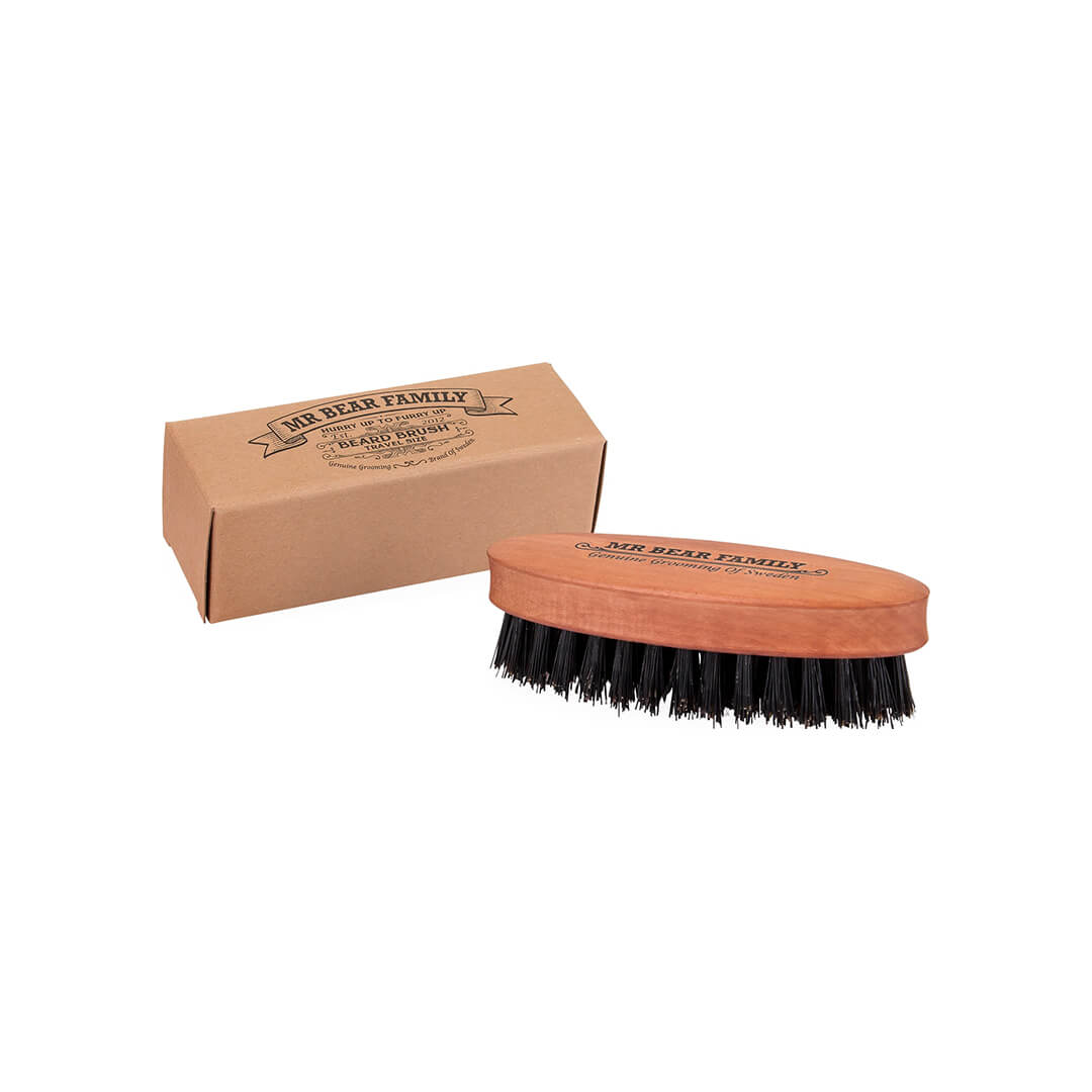 Mr Bear Family Beard Brush Travel Size