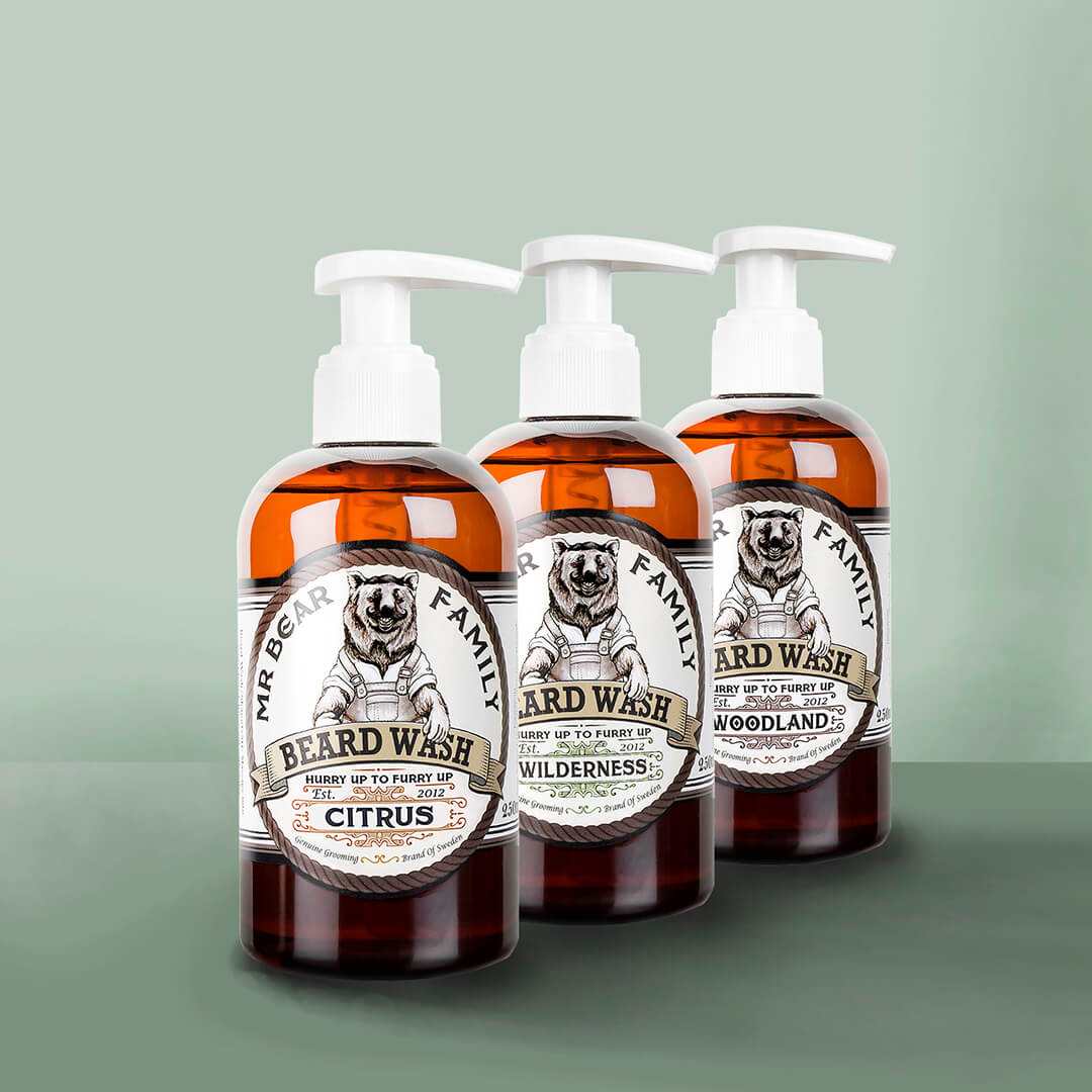 Mr Bear Family Beard Wash Woodland 250 ml