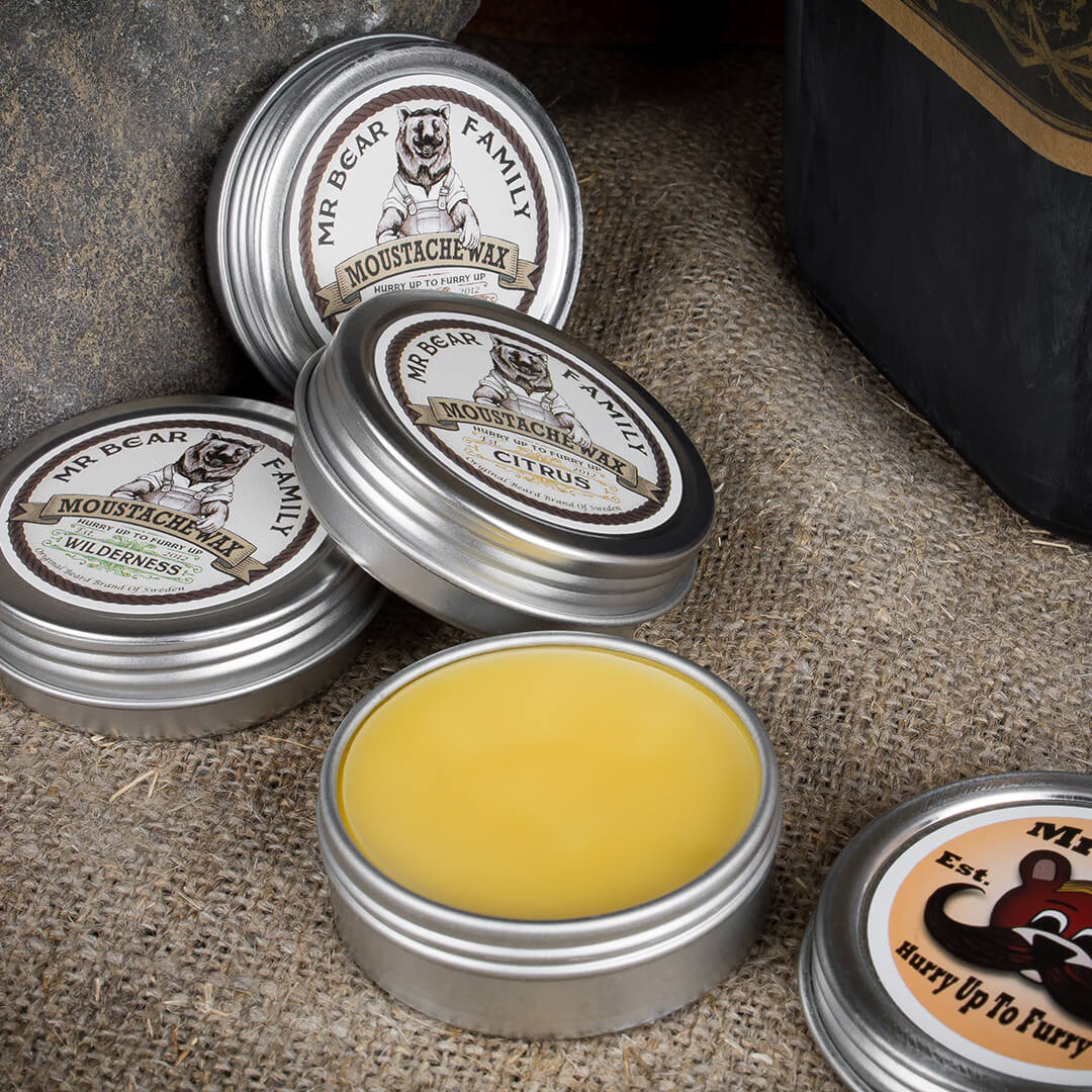 Mr Bear Family Moustache Wax Original 30 ml