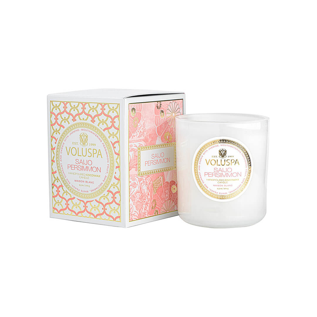 Voluspa Maison Blanc Classic Boxed Candle Saijo Persimmon 269g