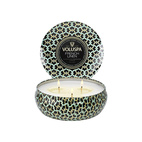 Voluspa Maison Noir 3 Wick Tin Candle French Linen 340g