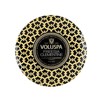 Voluspa Maison Noir 3 Wick Tin Candle Freesia Clementine 340g