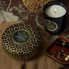 Voluspa Maison Noir 3 Wick Tin Candle Freesia Clementine 340g