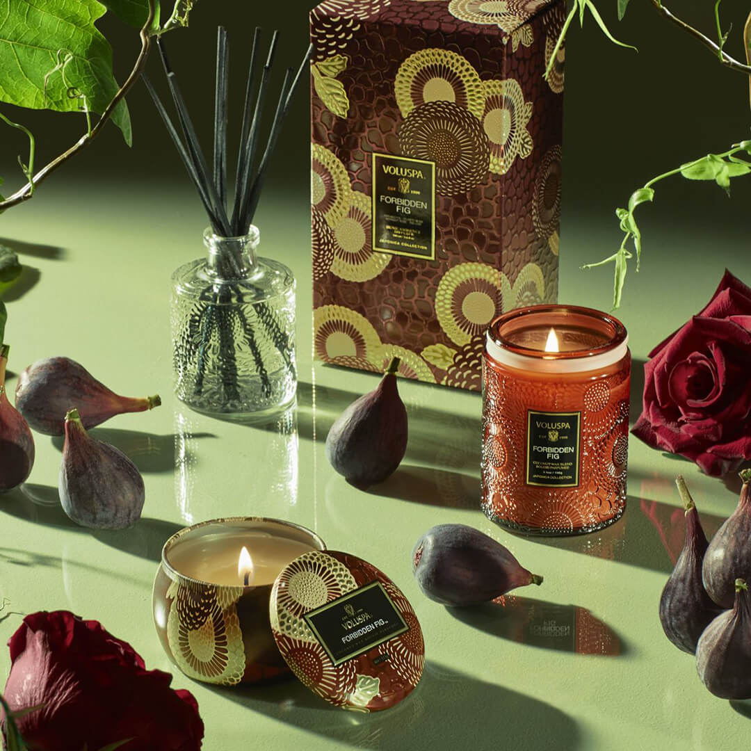 Voluspa Japonica Collection Tin Candle Forbidden Fig 113g