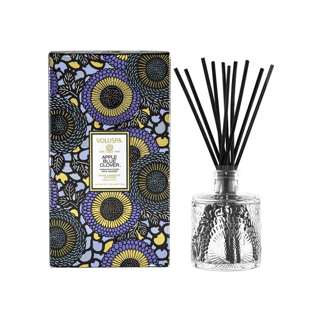 Voluspa Japonica Collection Reed Diffuser Apple Blue Clover 100 ml