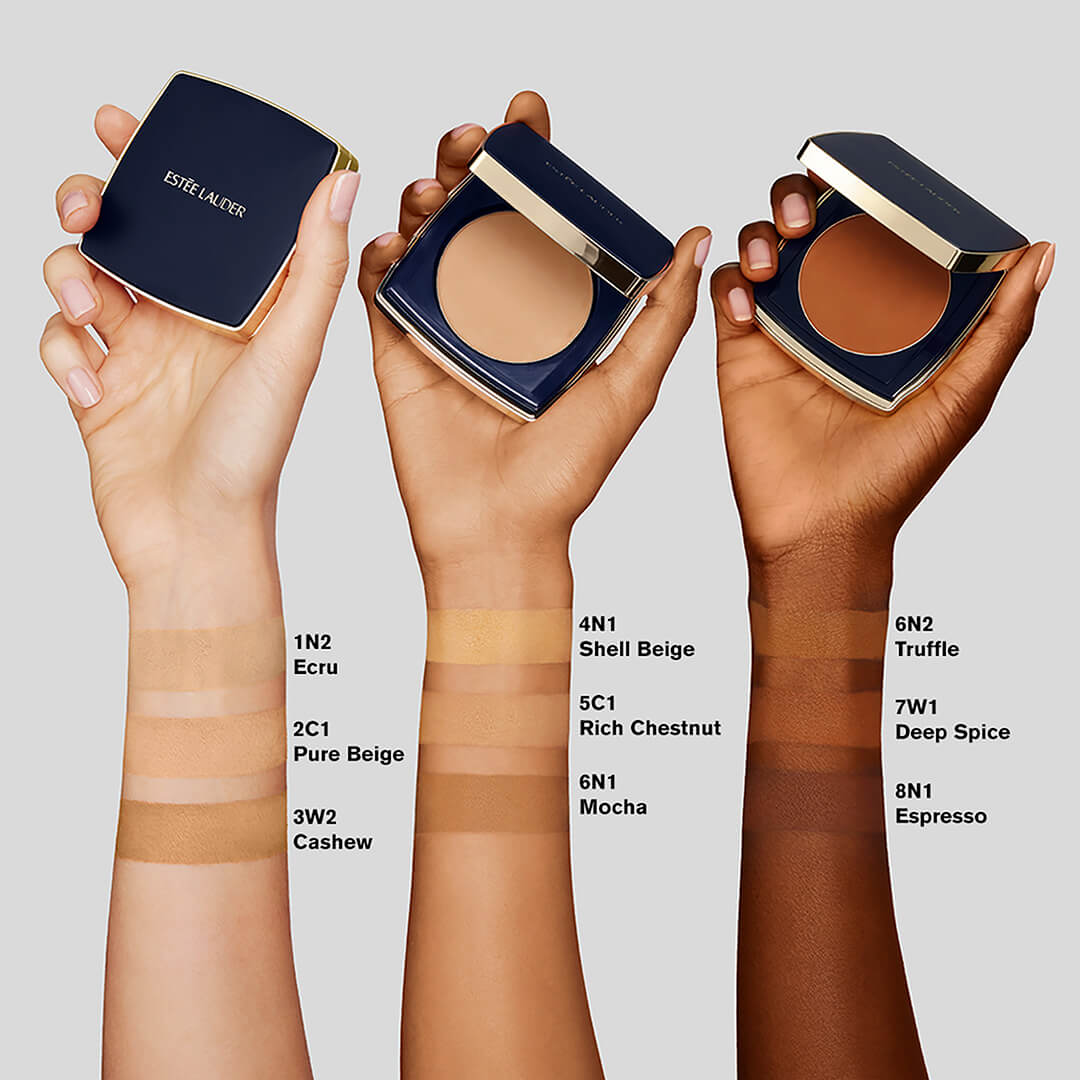 Estee Lauder Double Wear Stay In Place Matte Powder Foundation Spf10 Compact Ecru 1N2 Spf10