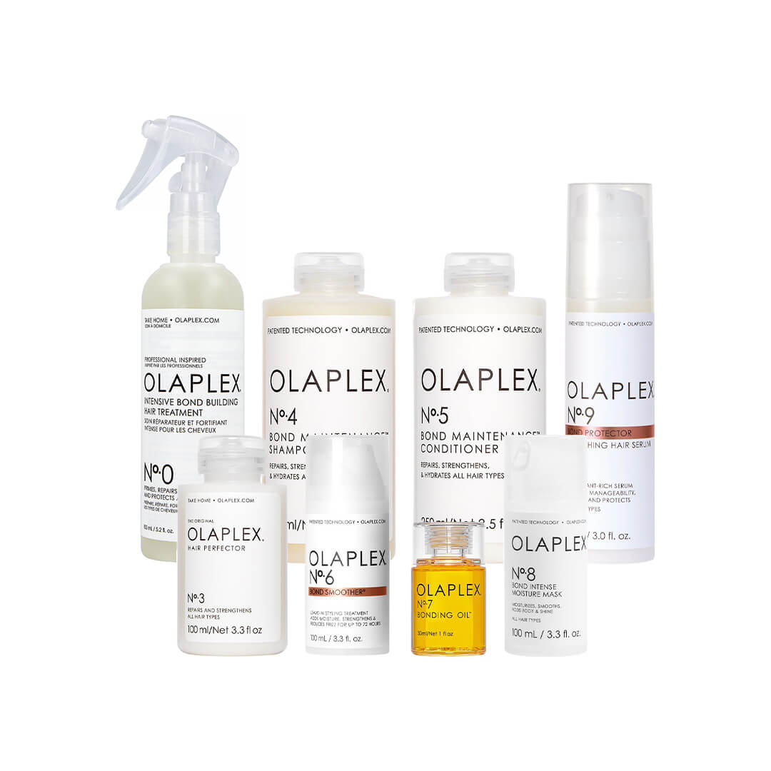 Olaplex Komplett Behandlingskit No 0, 3, 4, 5, 6, 7, 8, 9 1075 ml