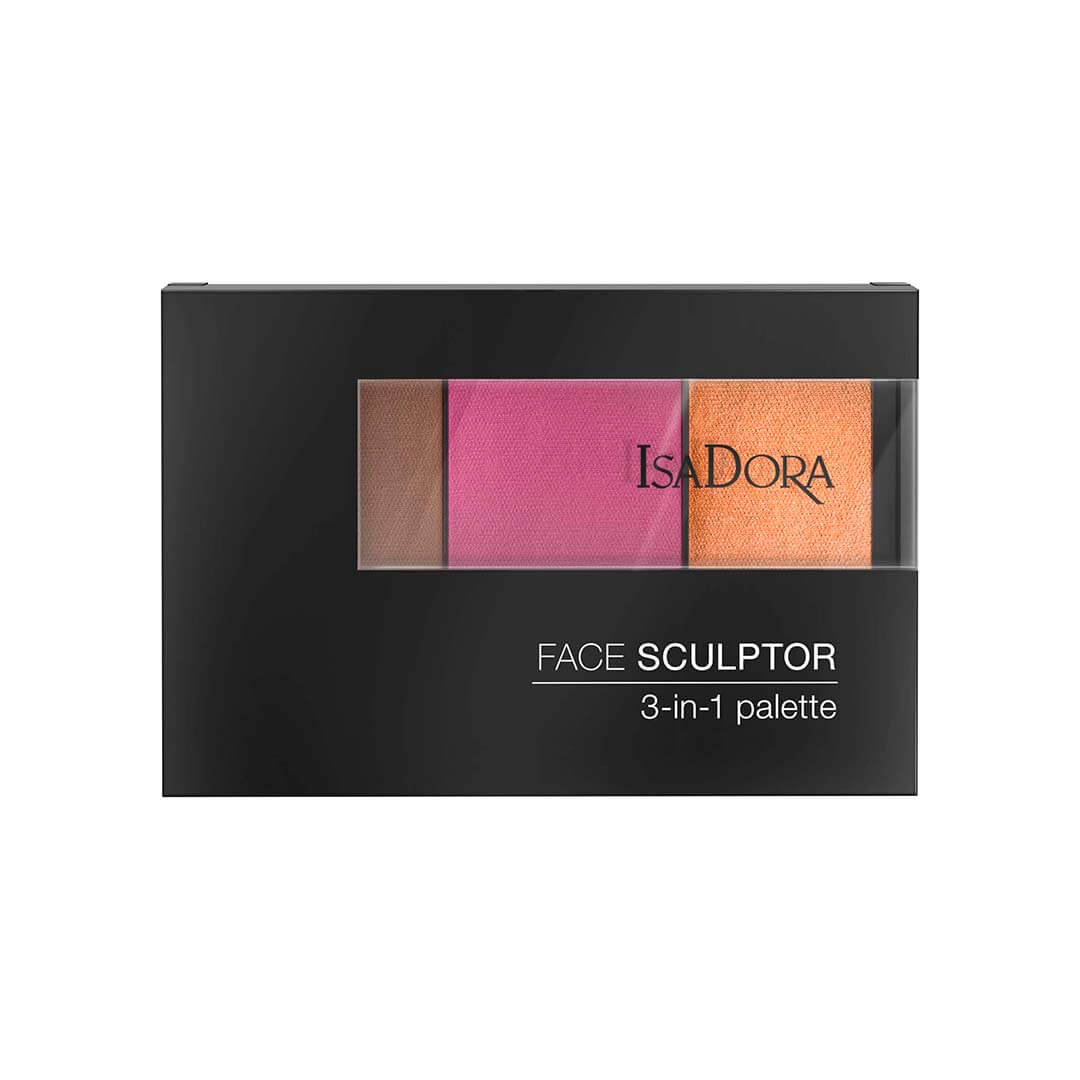 IsaDora Face Sculptor 3 In 1 Palette Bronze Plum 65 12g