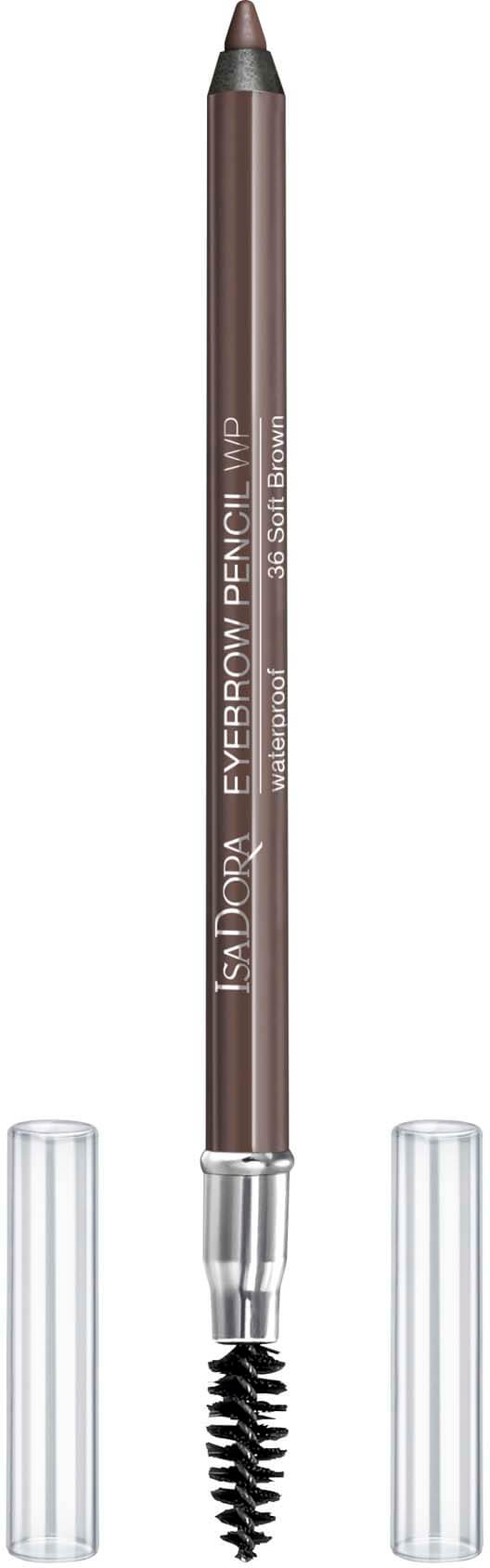 IsaDora Eyebrow Pencil Waterproof Soft Brown 36 1.2g