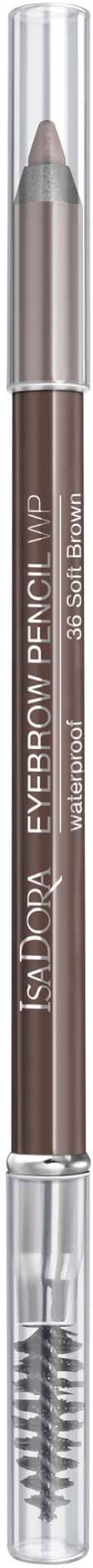 IsaDora Eyebrow Pencil Waterproof Soft Brown 36 1.2g